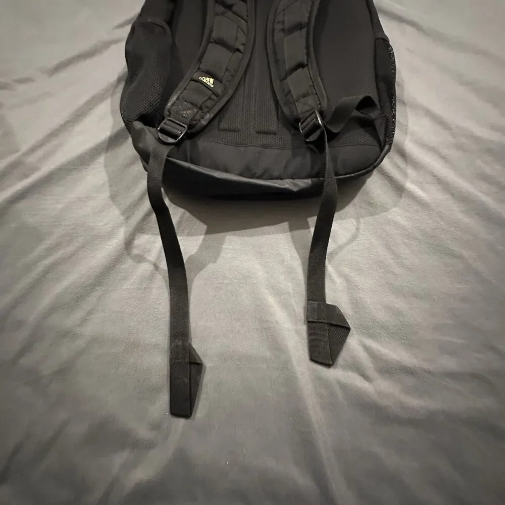 Adidas Prime 6 Backpack Black Gold School Soccer Adjustable Large